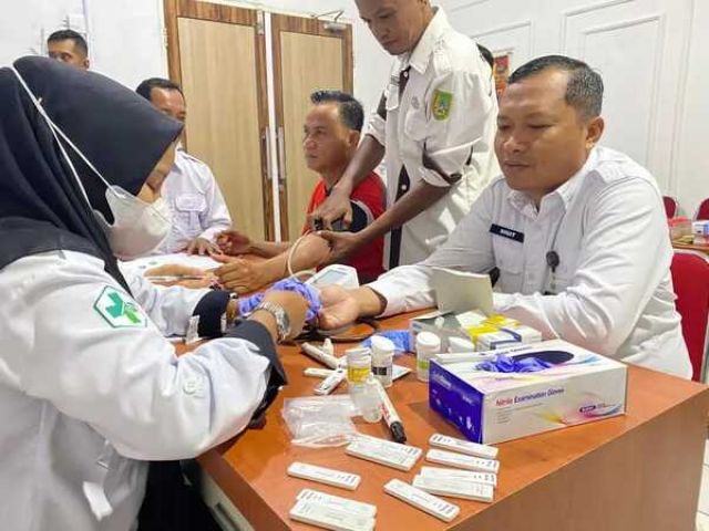 Lapas Kelas IIA Bagansiapiapi Rohil Gelar Medical Check-Up Bagi Seluruh Pegawai