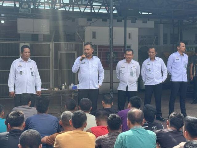 LAPAS BAGANSIAPIAPI GELAR RAZIA, KALAPAS INGATKAN WARGA BINAAN JAGA KESEHATAN DI TENGAH CUACA EKSTREM