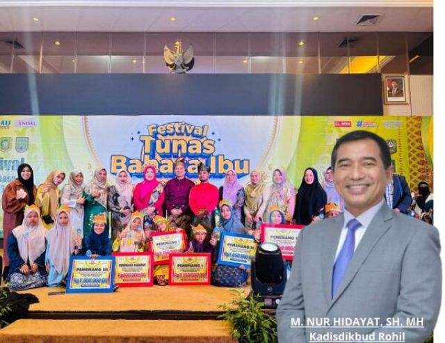 Rokan Hilir Borong 4 Juara Pertama Sekaligus Dalam Ajang Festival Tunas Bahasa Ibu Tingkat Provinsi Riau