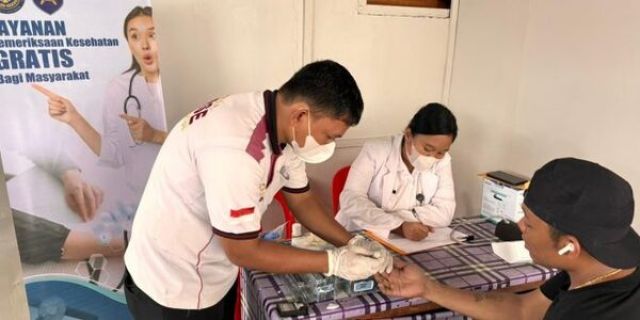 Sambut HUT IMIPAS, Lapas Kelas IIA Bagansiapiapi Gelar Pemeriksaan Kesehatan Gratis Untuk Masyarakat