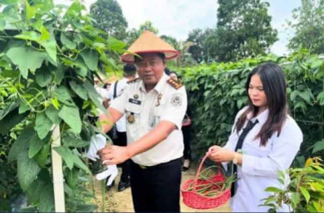Kalapas Bagansiapiapi ikuti panen raya serentak kemenimipas Tahun 2026. 