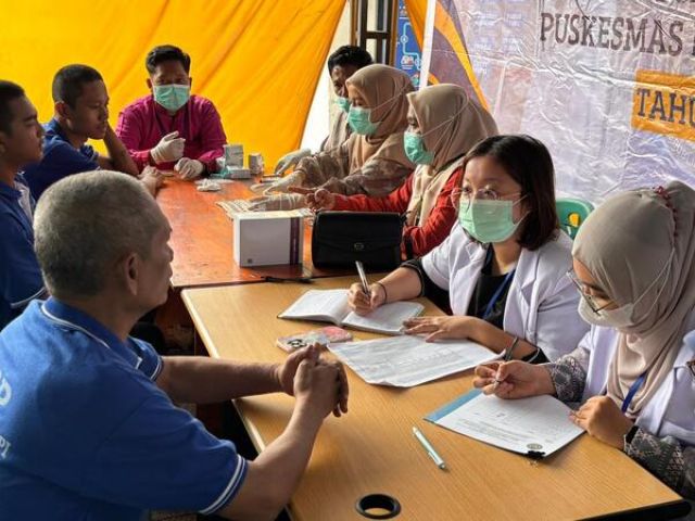 Lapas Kelas IIA Bagansiapiapi Gelar Skrining Kesehatan HIV dan Penyakit Menular Bagi WBP Baru