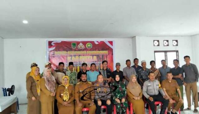 Polsek Bangko Gelar Rapat Koordinasi Penanganan Karhutla di Kecamatan Bangko