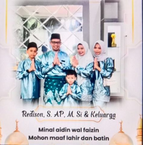 Sekretaris PUPR Rohil Redison, S. AP., M. Si Mengucapkan Selamat Hari Raya Idul fitri 1447 H